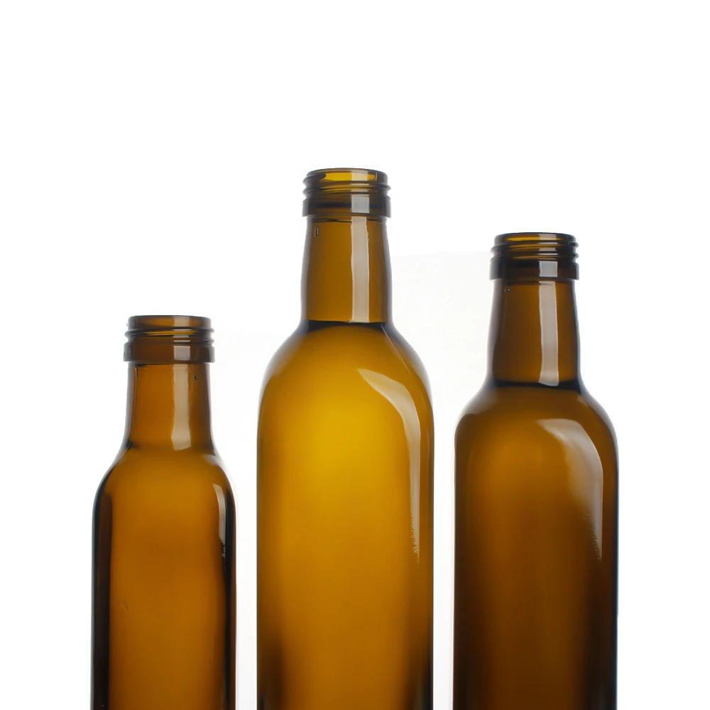 Multi-Size Brown Olive Oil Glass Bottle Multi-Size Brown Olive Oil Glass Bottle